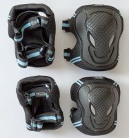 Micro chrániče kolen a loktů černé velikost XS 